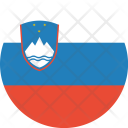 پیش‌نمایش فایل slovenia-flag-world-nation از پک پرچم‌های جهان با سبک فلت دایره‌ای