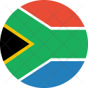 پیش‌نمایش فایل south-africa-flag-world-nation از پک پرچم‌های جهان با سبک فلت دایره‌ای