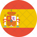 پیش‌نمایش فایل spain-flag-world-nation از پک پرچم‌های جهان با سبک فلت دایره‌ای