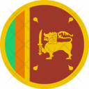 پیش‌نمایش فایل sri-lanka-flag-world-nation از پک پرچم‌های جهان با سبک فلت دایره‌ای
