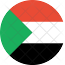 پیش‌نمایش فایل sudan-flag-world-nation از پک پرچم‌های جهان با سبک فلت دایره‌ای