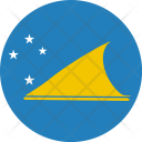 پیش‌نمایش فایل tokelau-flag-world-nation از پک پرچم‌های جهان با سبک فلت دایره‌ای