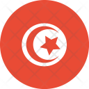 پیش‌نمایش فایل tunisia-flag-world-nation از پک پرچم‌های جهان با سبک فلت دایره‌ای