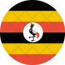 پیش‌نمایش فایل uganda-flag-world-nation از پک پرچم‌های جهان با سبک فلت دایره‌ای