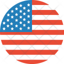 پیش‌نمایش فایل united-states-flag-world-nation از پک پرچم‌های جهان با سبک فلت دایره‌ای