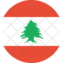 پیش‌نمایش فایل lebanon-52 از پک World Flags 