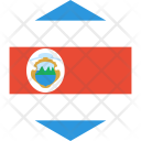 پیش‌نمایش فایل costa-rica-7 از پک World Flags 
