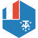 پیش‌نمایش فایل french-southern-1 از پک World Flags 