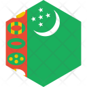 پیش‌نمایش فایل turkmenistan-26 از پک World Flags 