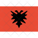 پیش‌نمایش فایل albania-48 از پک World Flags 
