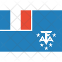 پیش‌نمایش فایل french-southern-3 از پک World Flags 