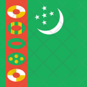 پیش‌نمایش فایل turkmenistan-29 از پک World Flags 
