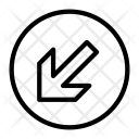 پیش‌نمایش فایل bottom-left-arrow-9 از پک پیکان – مجموعه اسموت‌لاین ۲