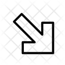 پیش‌نمایش فایل bottom-right-arrow-5 از پک پیکان – مجموعه اسموت‌لاین ۲