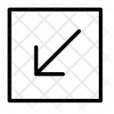 پیش‌نمایش فایل bottom-left-arrow-11 از پک پیکان – مجموعه اسموت‌لاین ۱