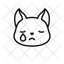 پیش‌نمایش فایل cry-2931783 از پک سگ – ایموجی‌ها