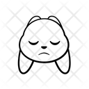 پیش‌نمایش فایل decline-2936469 از پک خرگوش – ایموجی‌ها