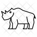 پیش‌نمایش فایل rhino-17 از پک آیکون حیوان