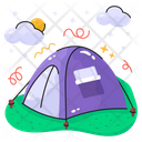 پیش‌نمایش فایل camp-tent-8946652 از پک تعطیلات تابستان