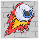 پیش‌نمایش فایل flaming-eyeball-10589619 از پک هنری گرافیتی