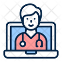 پیش‌نمایش فایل online-doctor-12461721 از پک پزشکی و سلامت