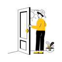 پیش‌نمایش فایل boy-opening-door-in-summer-morning-12014540 از پک تابستان و سفر