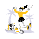 پیش‌نمایش فایل girl-enjoying-summer-party-12014508 از پک تابستان و سفر