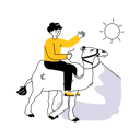 پیش‌نمایش فایل man-doing-camel-ride-12014517 از پک تابستان و سفر
