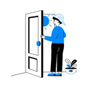 پیش‌نمایش فایل boy-opening-door-in-summer-morning-12014460 از پک تابستان و سفر