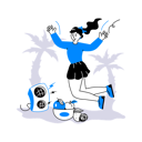 پیش‌نمایش فایل girl-enjoying-summer-party-12014428 از پک تابستان و سفر