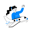 پیش‌نمایش فایل girl-travelling-by-airplane-12014425 از پک تابستان و سفر