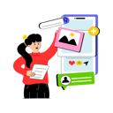 پیش‌نمایش فایل girl-getting-customer-demand-12152379 از پک خدمات مشتریان