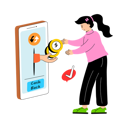 پیش‌نمایش فایل girl-getting-cashback-12152225 از پک خرید و تجارت الکترونیک