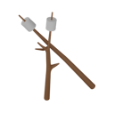 پیش‌نمایش فایل marshmallow-with-wood-5642729 از پک کمپینگ