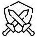 پیش‌نمایش فایل two-swords-shield-5948615 از پک جنگجو ۱
