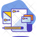 پیش‌نمایش فایل branding-pencil-letter-stationery-set-visit-paper-seo-startup از پک سئو و استارتاپ