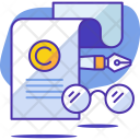 پیش‌نمایش فایل copyrighting-copyright-glasses-pen-paper-letter-seo-startup از پک سئو و استارتاپ