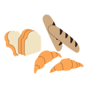 پیش‌نمایش فایل various-types-of-bread-11011561 از پک صبحانه