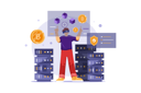 پیش‌نمایش فایل bitcoin-mining-using-vr-4983885 از پک واقعیت مجازی