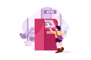 پیش‌نمایش فایل little-boy-getting-money-from-atm-5053632 از پک خدمات بانکی
