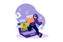 پیش‌نمایش فایل computer-spyware-attack-5054906 از پک حمله سایبری