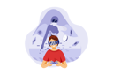 پیش‌نمایش فایل boy-playing-game-using-vr-5082605 از پک واقعیت مجازی