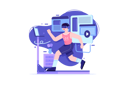 پیش‌نمایش فایل virtual-fitness-using-vr-tech-5115316 از پک واقعیت مجازی