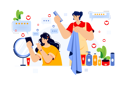 پیش‌نمایش فایل women-giving-feedback-for-the-hair-salon-service-5204426 از پک نظرات مشتریان