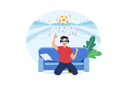 پیش‌نمایش فایل boy-playing-soccer-using-vr-5273084 از پک واقعیت مجازی