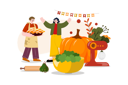 پیش‌نمایش فایل chef-preparing-food-for-thanksgiving-5599561 از پک روز شکرگزاری