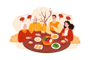 پیش‌نمایش فایل asian-family-gathering-together-for-chinese-new-year-dinner-5599116 از پک سال نو چینی