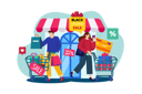 پیش‌نمایش فایل black-friday-shopping-5629750 از پک فروش اینترنتی و خرید