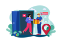 پیش‌نمایش فایل delivery-to-your-door-5629754 از پک فروش اینترنتی و خرید