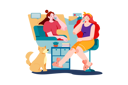 پیش‌نمایش فایل girls-talking-on-the-phone-with-friends-5726886 از پک سبک زندگی روزمره